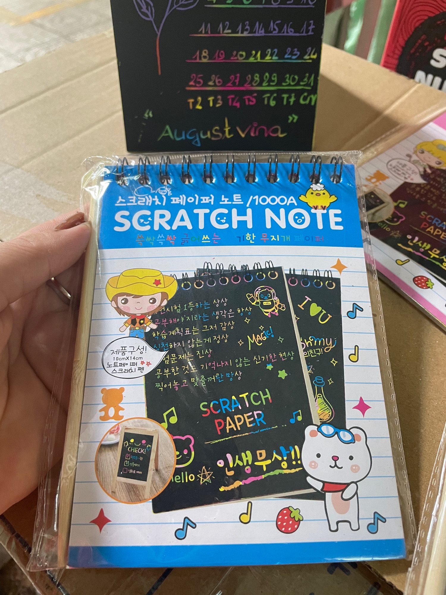 [HCM]Sổ vẽ ma thuật ( Scratch Note ) - Sáng tạo cho bé