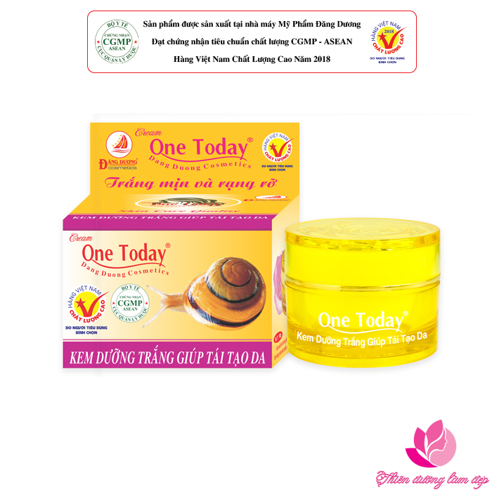 Kem dưỡng trắng, Giúp tái tạo da ONE TODAY - 9g