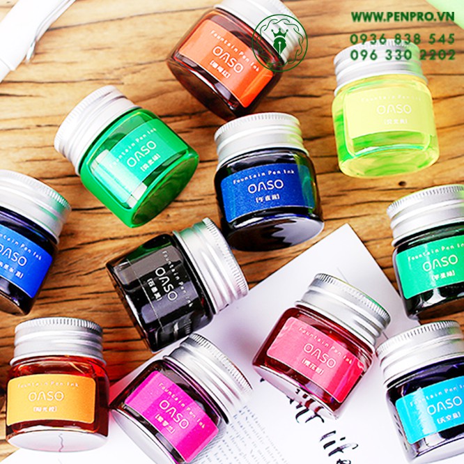 Mực Oaso 20Ml,Mực Nhật Cao Cấp,Mưc Bút Máy - Penpro
