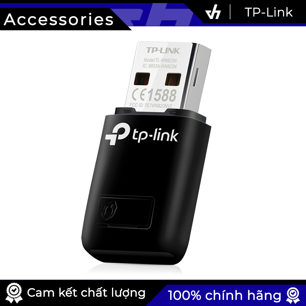 Tp-link - tl-wn823n - usb kết nối wi-fi chuẩn n 300mbps nhỏ gọn