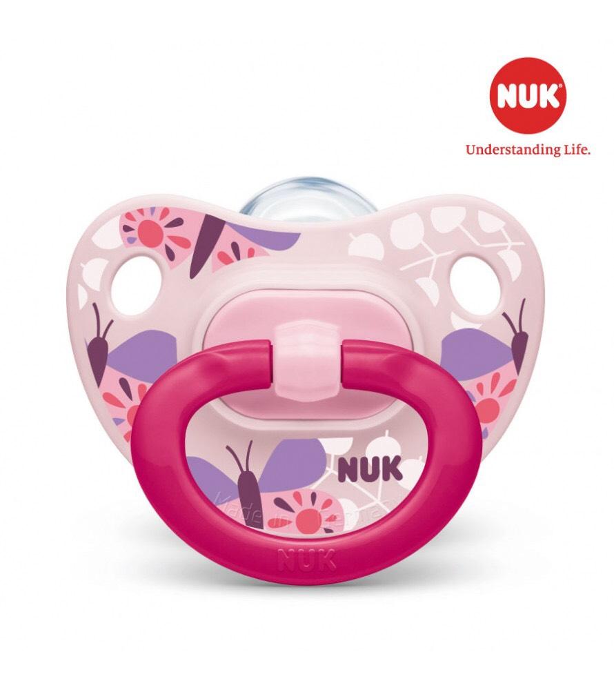 [HCM]BỘ 2 TY GIẢ NUK SILICON CLASSIC 0-6M6-18M