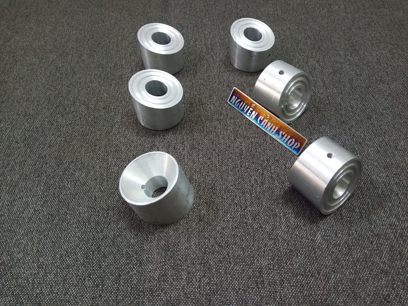 tiu tiện pô leovince xéo nhôm cnc