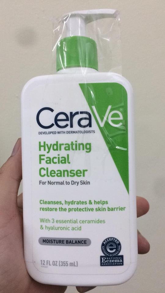 [HCM]Sữa Rửa Mặt CeraVe Hydrating Cleanser 236ml