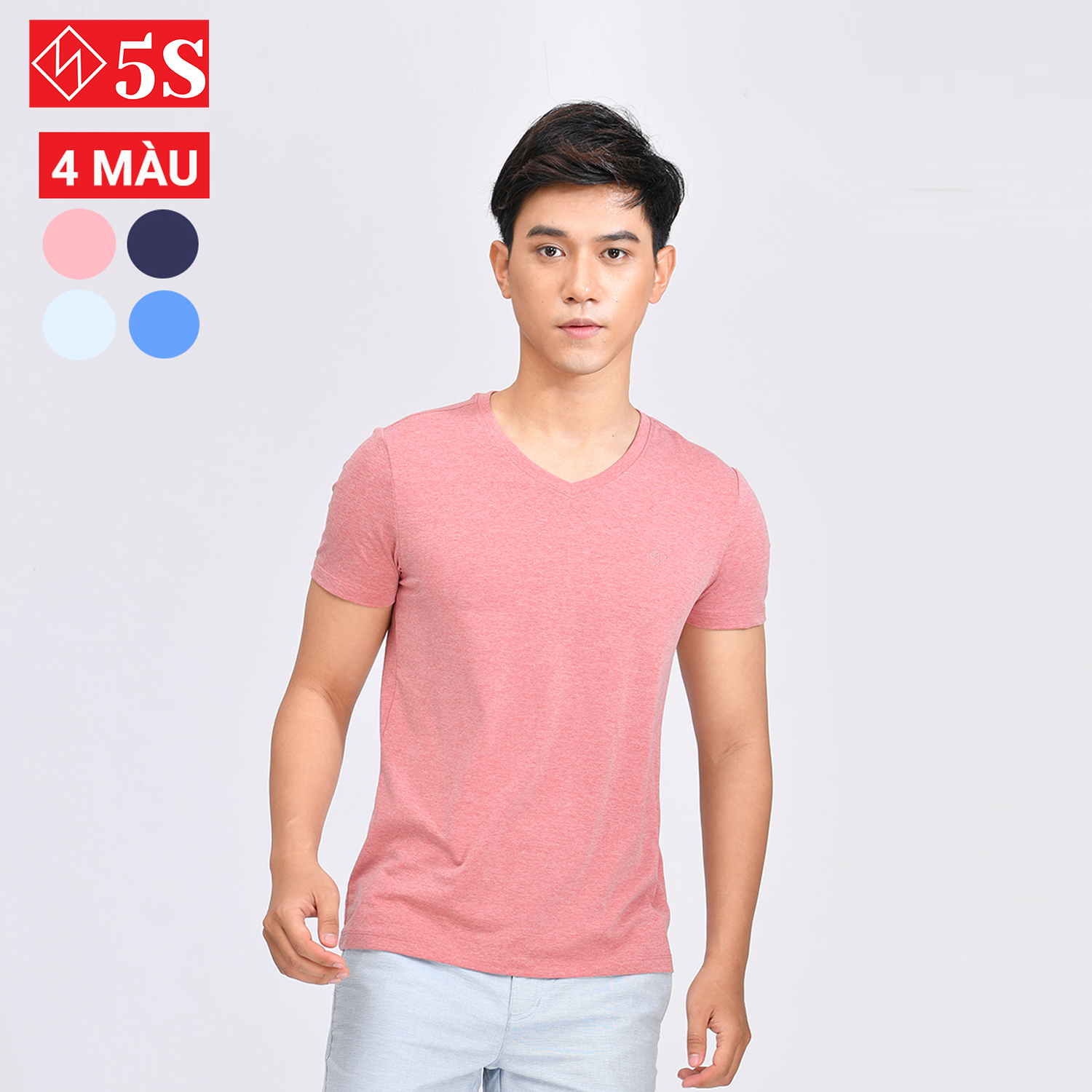 >> BÁO GIÁ ÁO THUN NAM 5S CỔ TRÒN IN CHỮ (SURFTOUR) TRẺ TRUNG, THOÁNG MÁT, THẤM HÚT MỒ HÔI | Shopee Lazada Sendo Tiki mới nhất 103 Áo Thun Nam Cổ Tim Tay Ngắn 5S (4 Màu) Trẻ Trung, Thoáng Mát, Thấm Hút Mồ Hôi (ATSSB199-03)