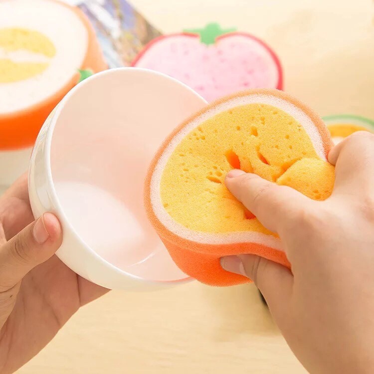Mút rửa chén trái cây đa năng MÚT TRÁI CÂY