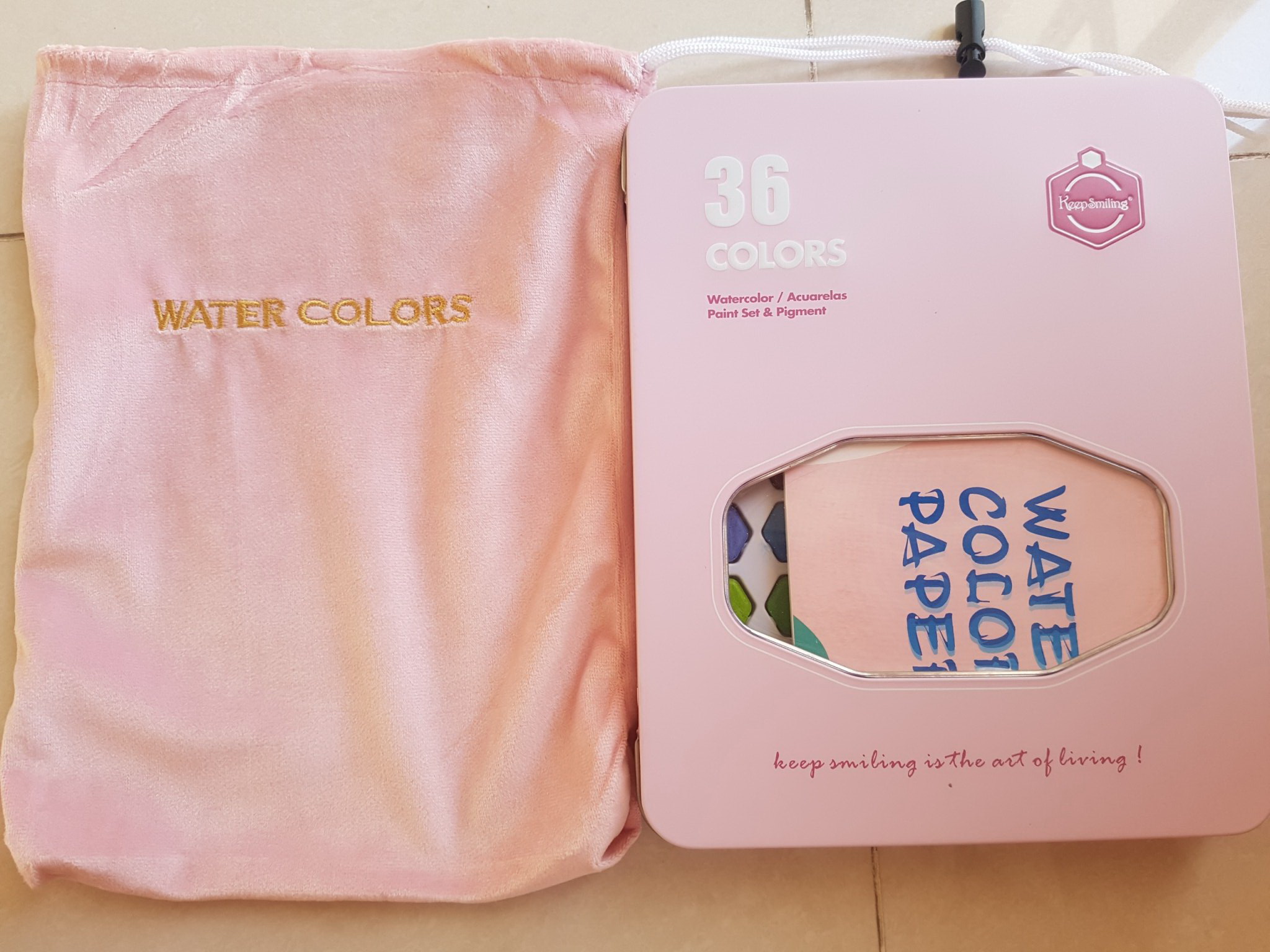 [HCM]Bộ 36 màu Keep Smiling (tặng cọ tỉa số 1)
