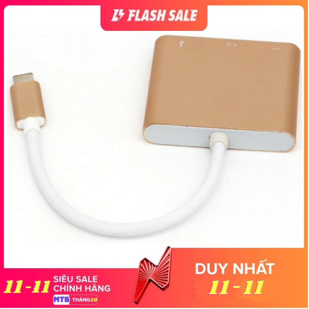 Cáp Chuyển Đổi Từ USB-C Sang USB 3.0/HDMI-Type C