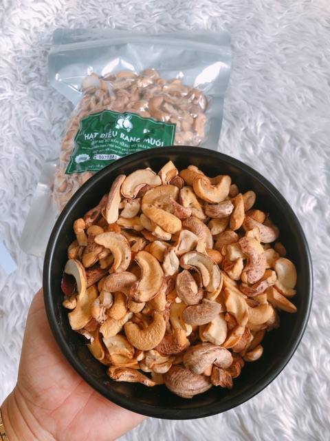 Hạt điều 🎀FREESHIP🎀 500GR HẠT ĐIỀU RANG MUỐI (LOẠI VỠ)