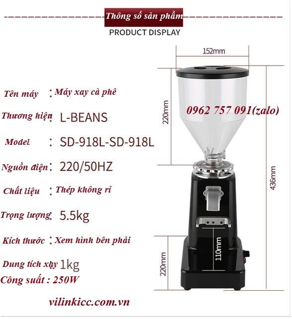 Máy Xay Cà Phê L'Beans
