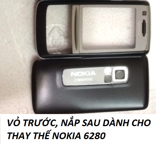 [HCM]VỎ TRƯỚC VỎ SAU CỦA NOKIA 6280 (không kèm phím)