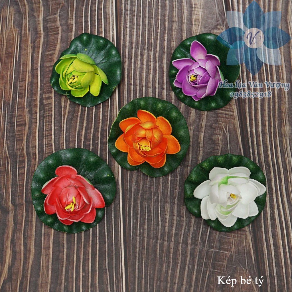 Hoa Giả, Hoa Sen Thả Nước 8cm