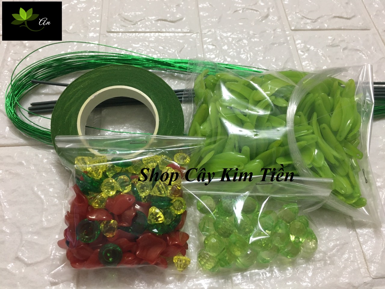 Nguyên liệu làm cành lan cánh cúc ( có video hướng dẫn)