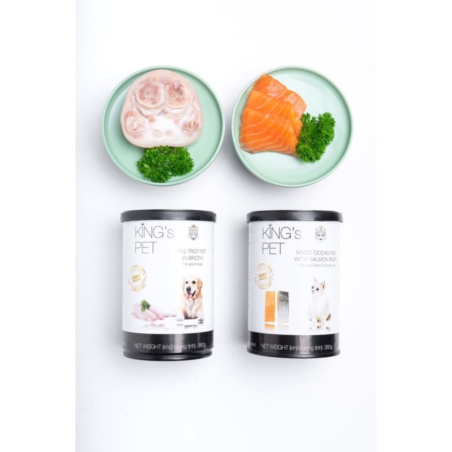 [ Lon 380gr ] Pate tươi King’s Pet cho chó mèo 🐶🐱