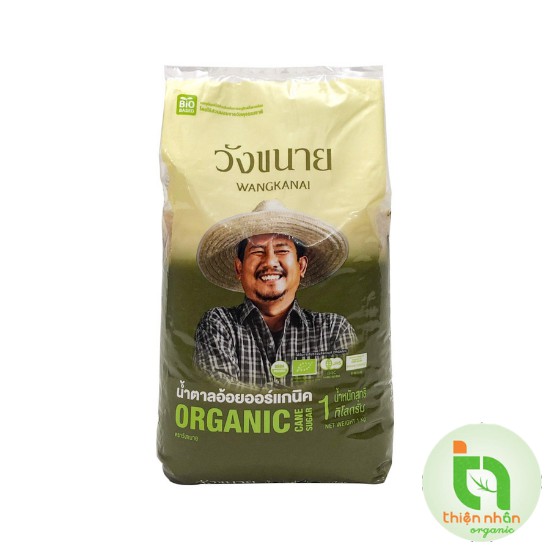 Đường mía thô hữu cơ Wangkanai (1kg)