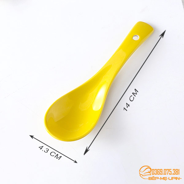 Thìa sứ tráng men đẹp làm mâm cúng