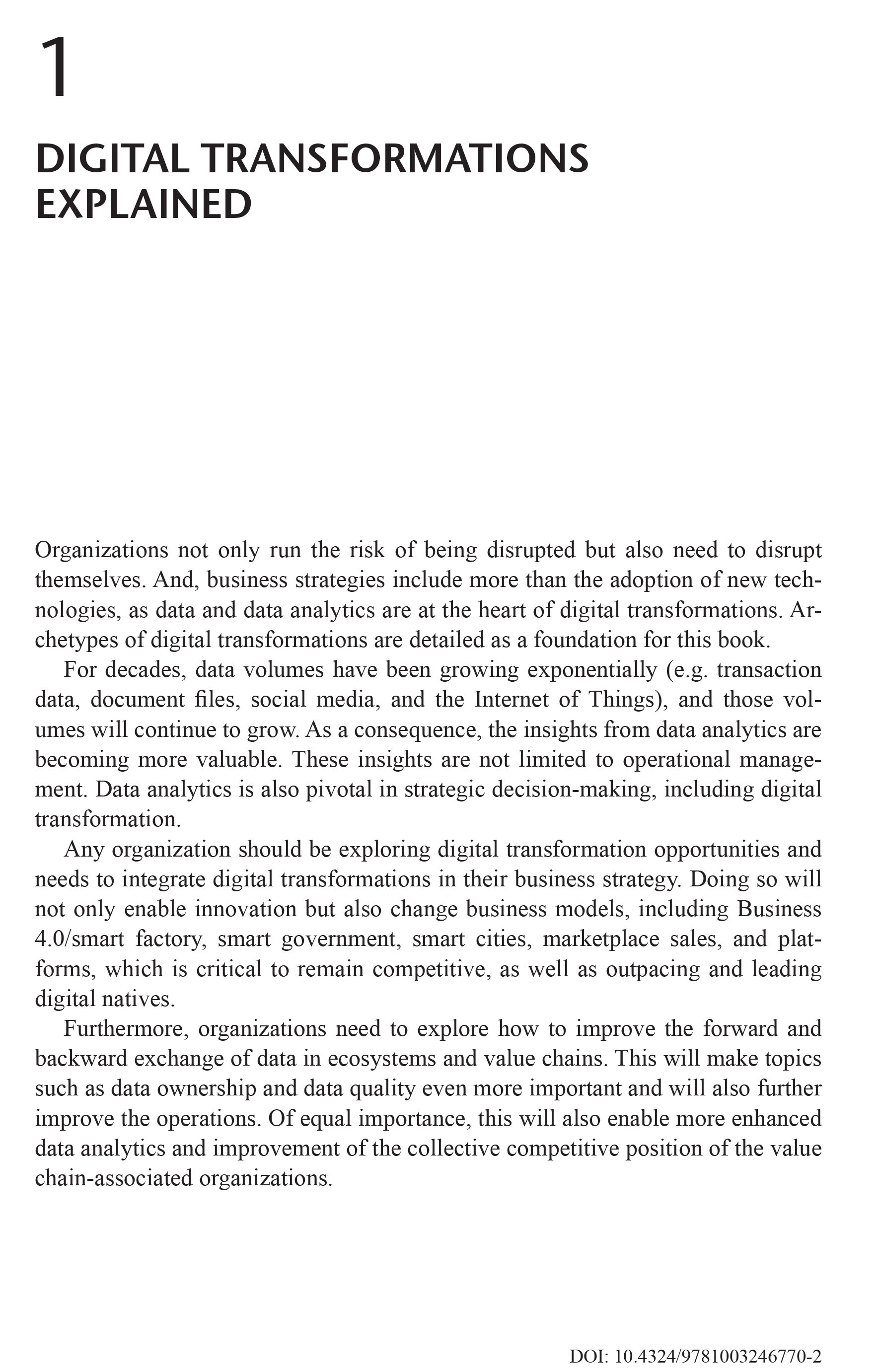 Sách Data Analytics and Digital Transformation