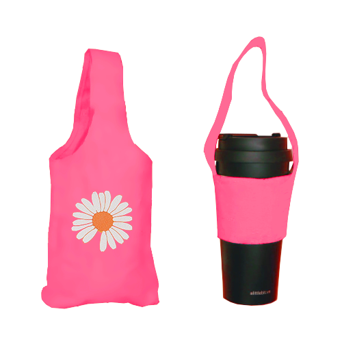 Túi Vải Đựng Bình Nước 20x House Hoa Cúc