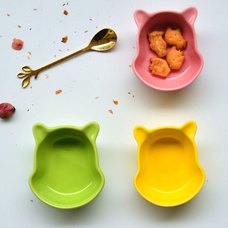 Chén ăn dặm, Bát ăn dặm gốm sứ cao cấp hình Gấu