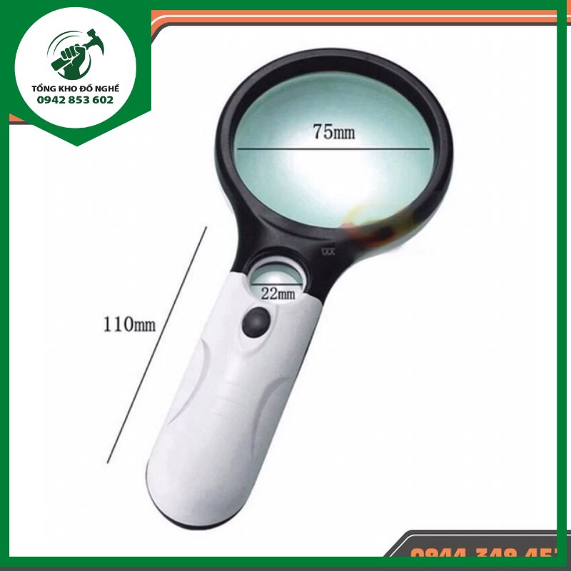 Kính lúp đa năng có đèn led phóng đại 45X _TKDN