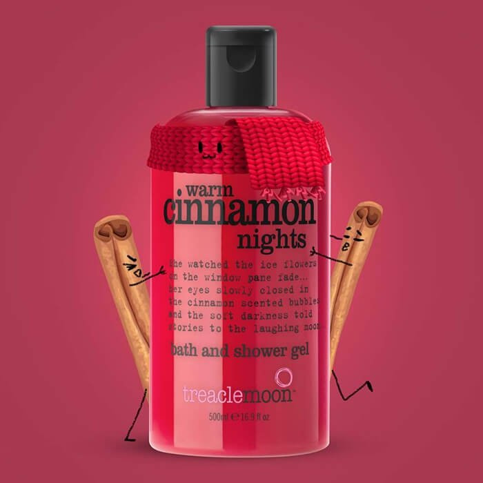Gel tắm Treaclemoon tinh dầu quế 500ML