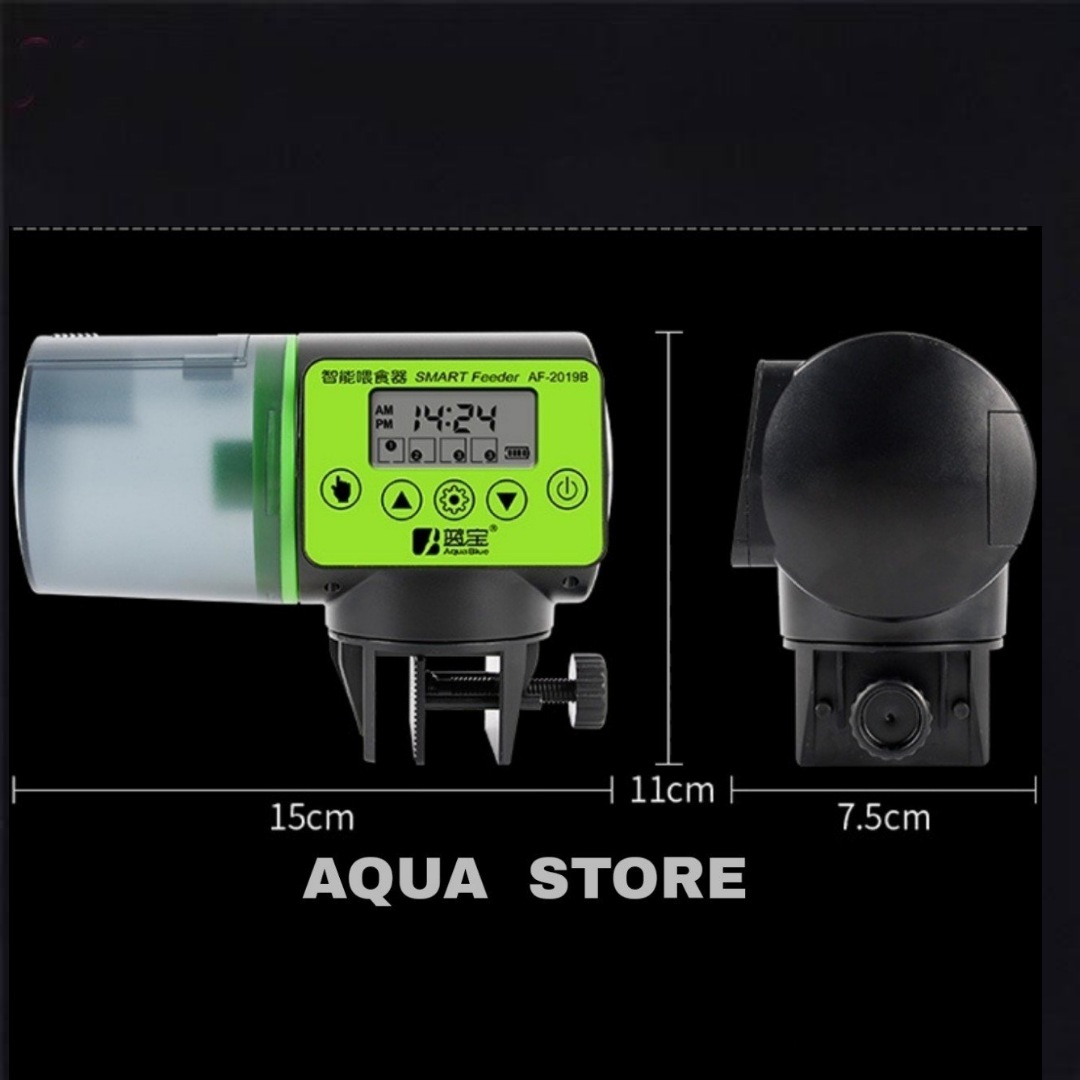 Máy Tự Động cho Cá ăn Cao Cấp SMART Feeder AQUA BLUE AF- 219A/ 219B