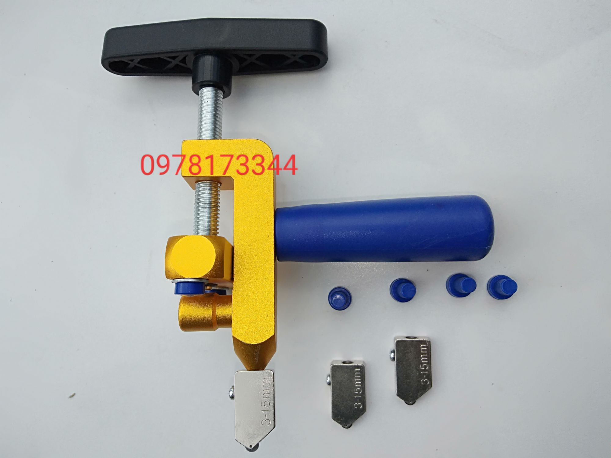 dao cắt và bẻ gạch men kèm theo 3 lưỡi