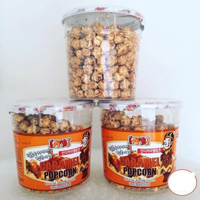 Bắp Nổ Hàn Quốc Caramel Popcorn Hộp 180 Gram