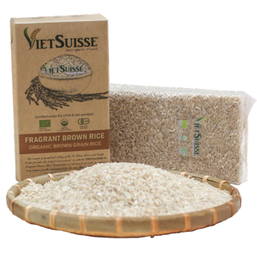 Gạo lức hữu cơ Vietsuisse 1kg