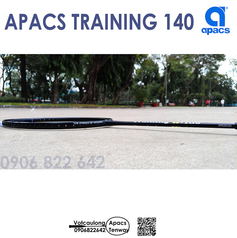 Vợt tập cầu lông Apacs Training 140gr Cải thiện khả năng điều vợt, tăng sức mạnh cho cú đánh