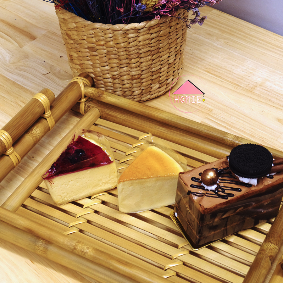 Khay tre để bàn trang trí kiểu Nhật