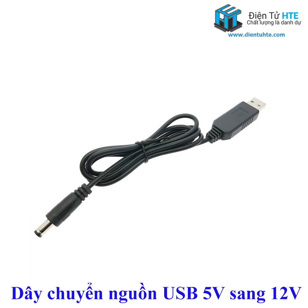 CÁP CHUYỂN ĐỔI NGUỒN USB 5V SANG 12V và 5 SANG 9V