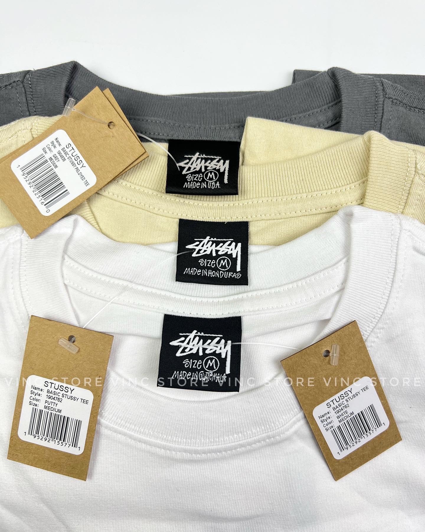 Áo thun Stussy Basic phối màu mới - CÓ SẴN