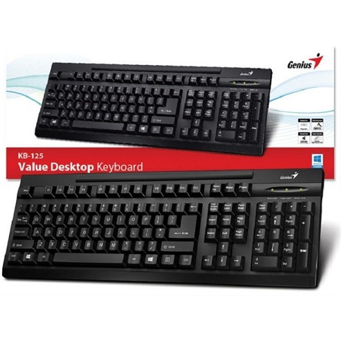 Bàn phím có dây chân USB Genius KB117