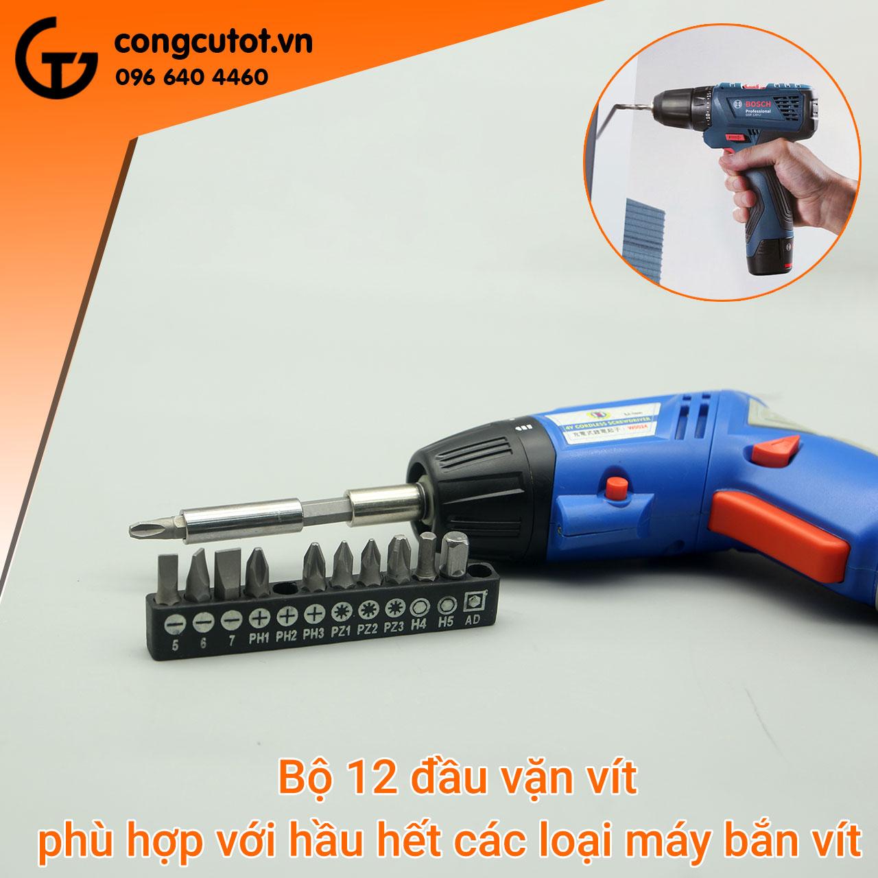 Bộ đầu vặn vít chuôi lục