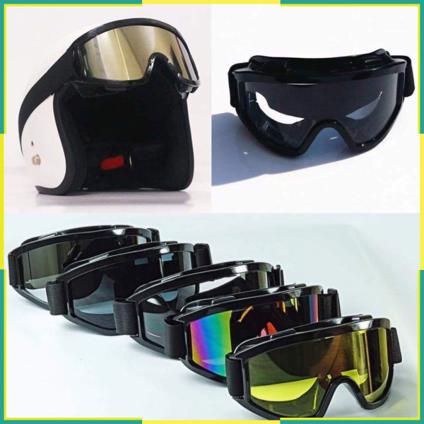 Giá bán [HCM]Mắt kính UV 500 Chống Bụi Gió Đi Xe - Gắn mũ bảo hiểm