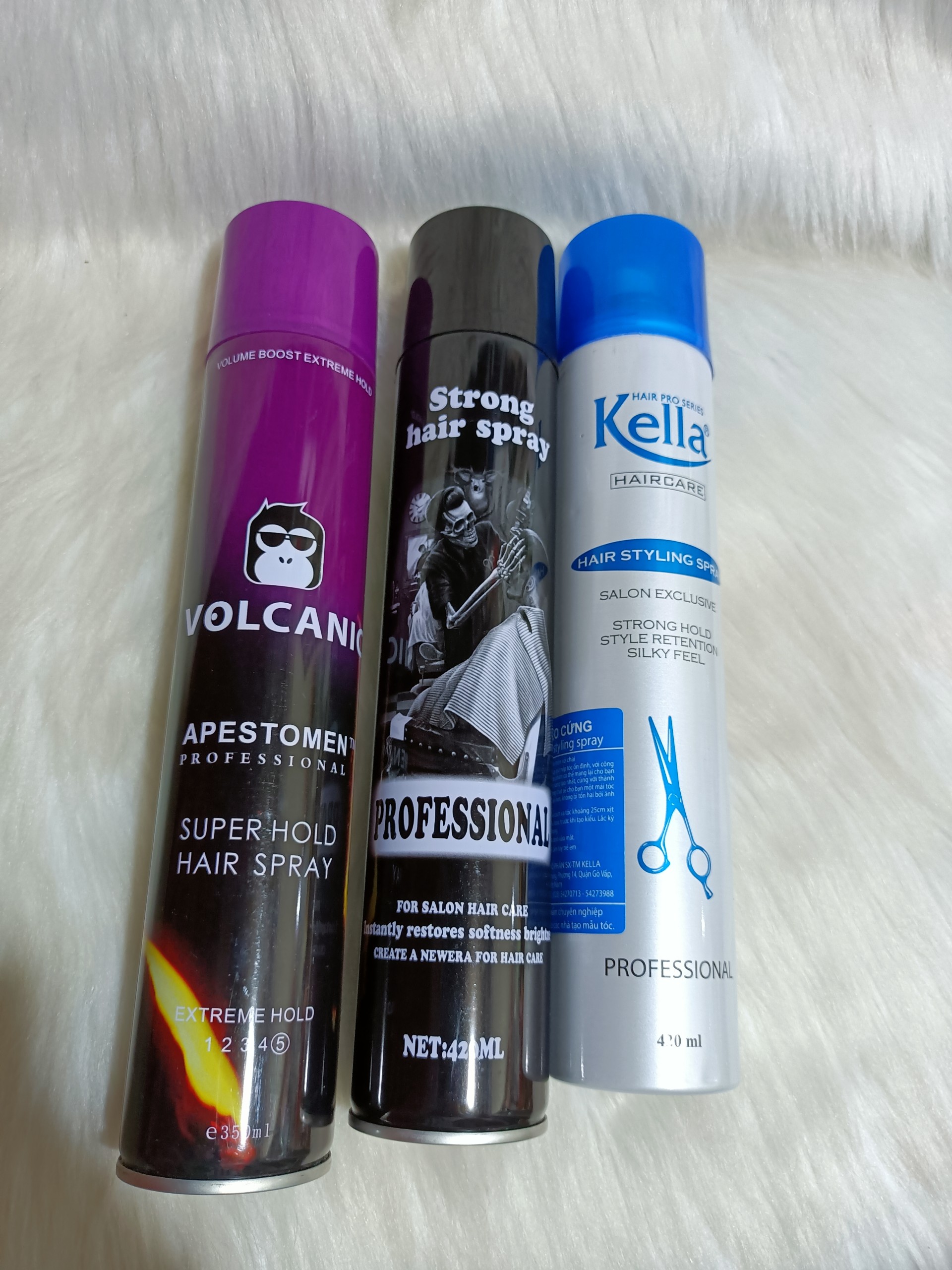 Keo xịt tóc tạo kiểu mẫu mới