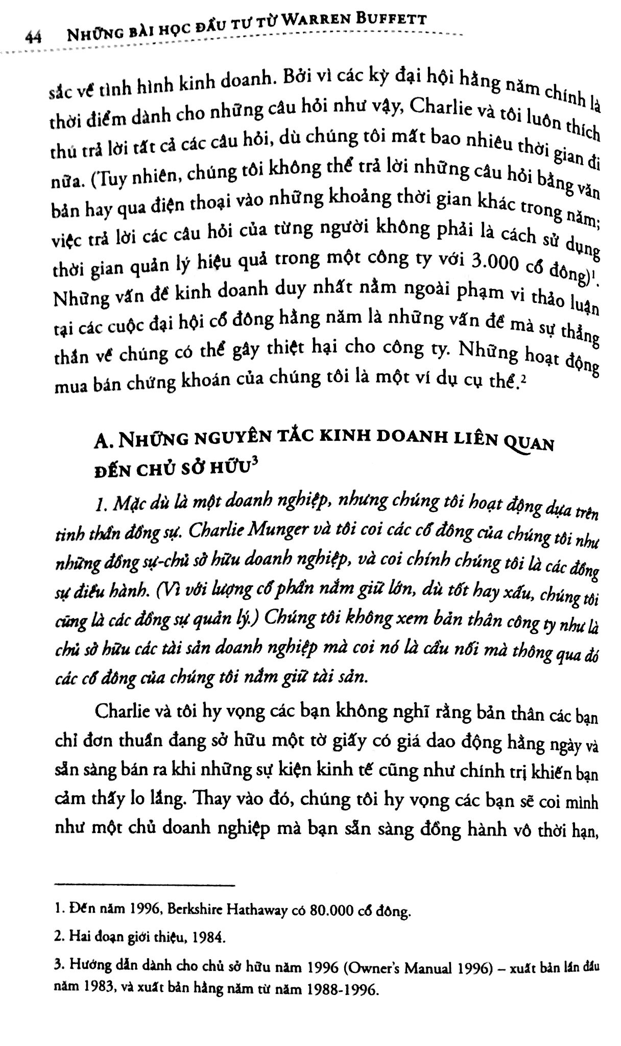 Sách - Những Bài Học Đầu Tư Từ Warren Buffett