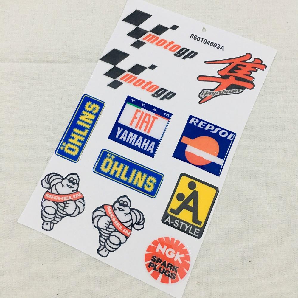 [TEM NỔI] BỘ TEM NỔI, DECAL, STICKER, TEM TRANG TRÍ XE RIDE IT