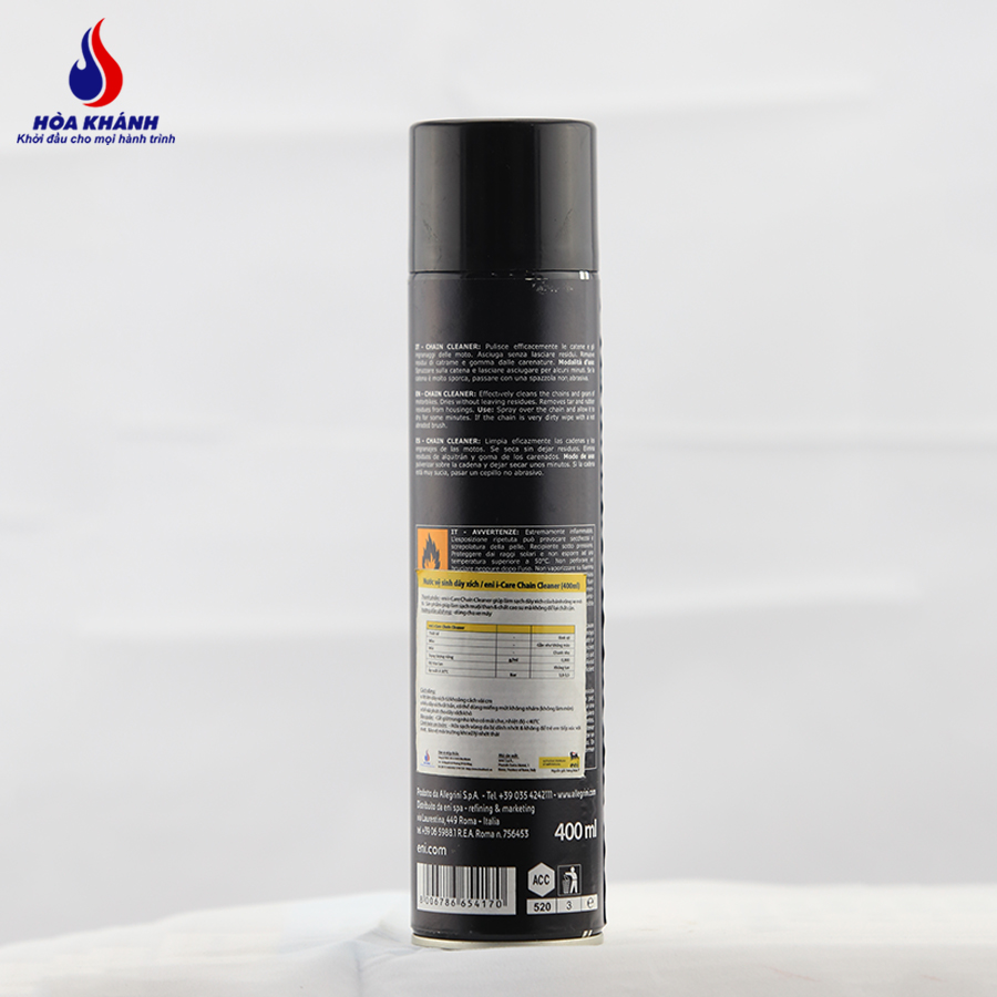 Chai xịt sên eni i-Care Chain Cleaner ( 400 ML )