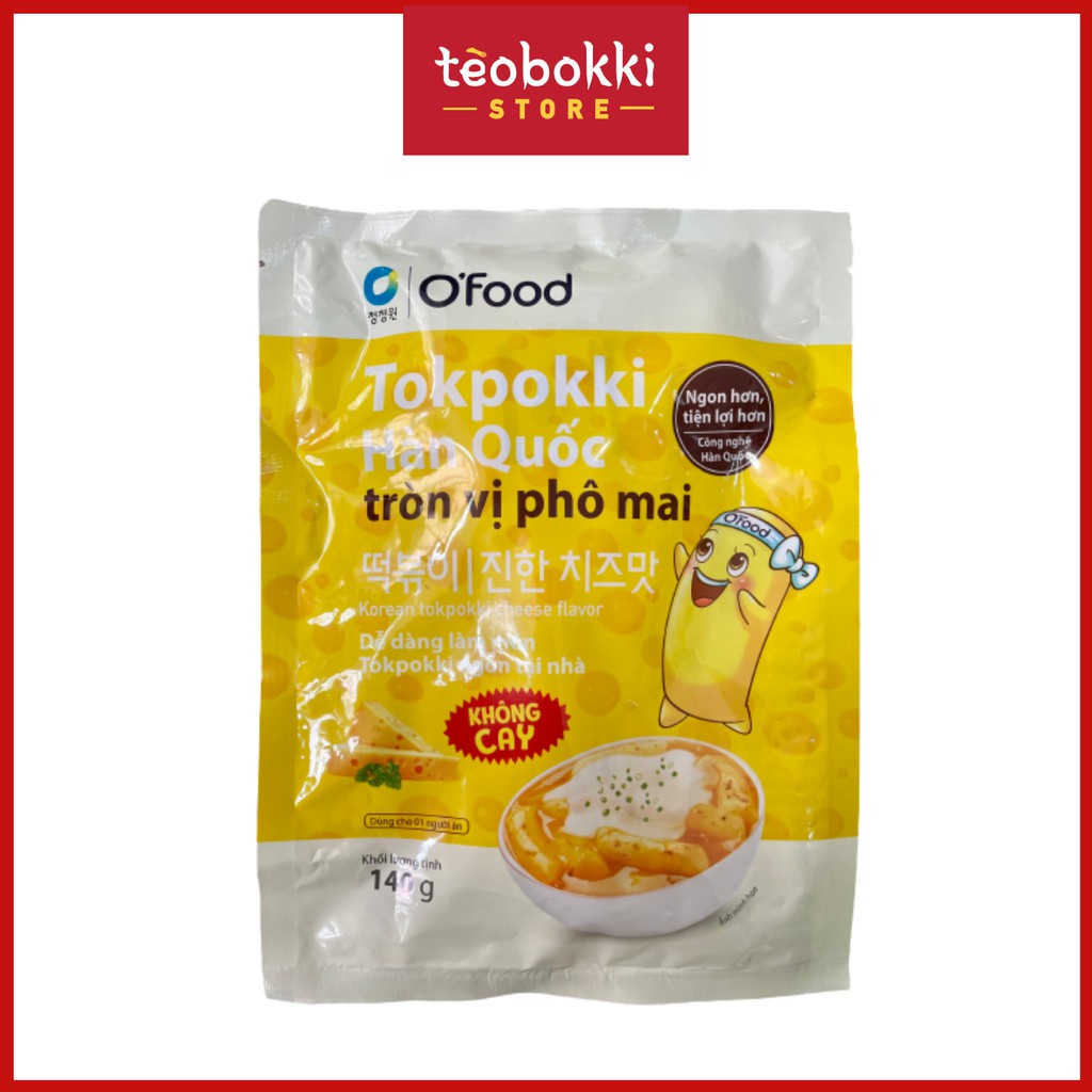 Bánh gạo Topokki Hàn Quốc OFood 140g