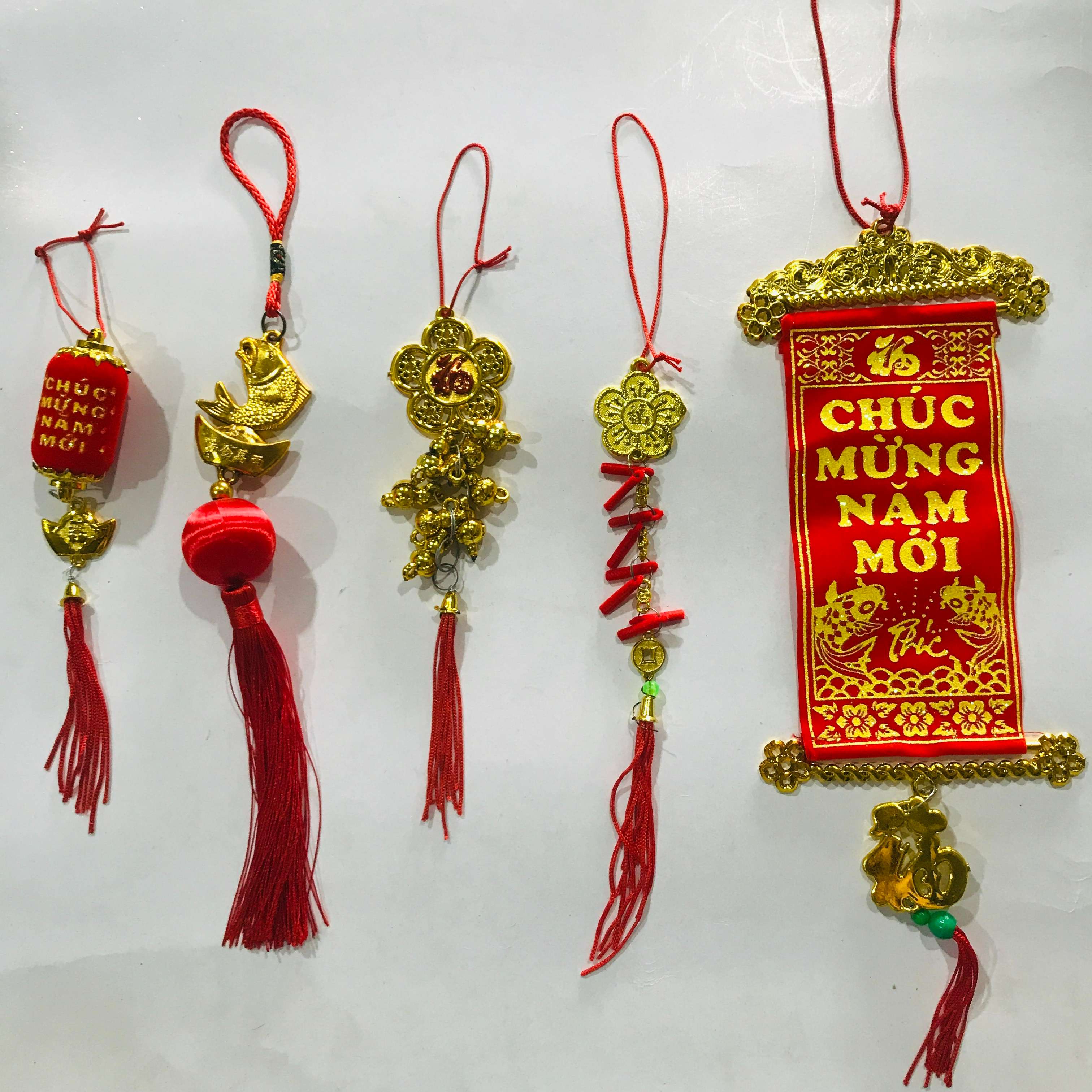 SET TREO CÂY MAI ĐÀO TRANG TRÍ TẾT 2025