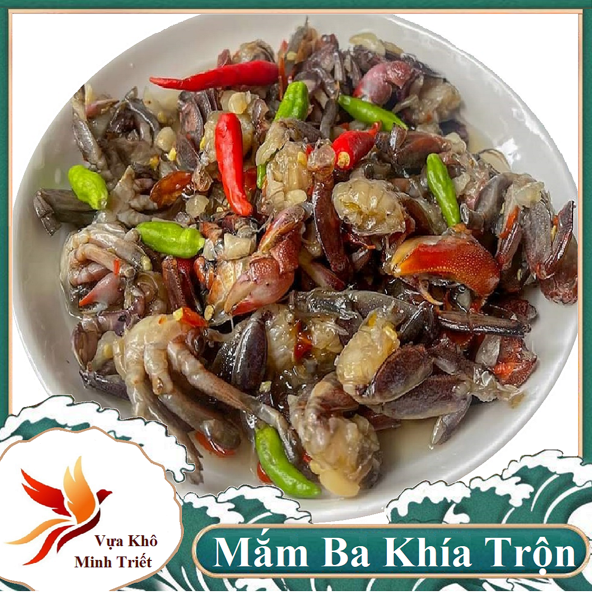 MẮM BA KHÍA TO TRỘN SẴN- ĐẶC SẢN TỨ DANH BAO NGON- Vựa Khô Minh Triết