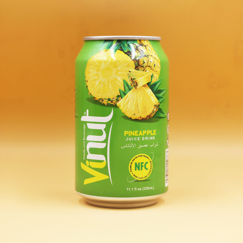 [KHAY 24 LON] Nước Ép Thơm Vinut 330ml
