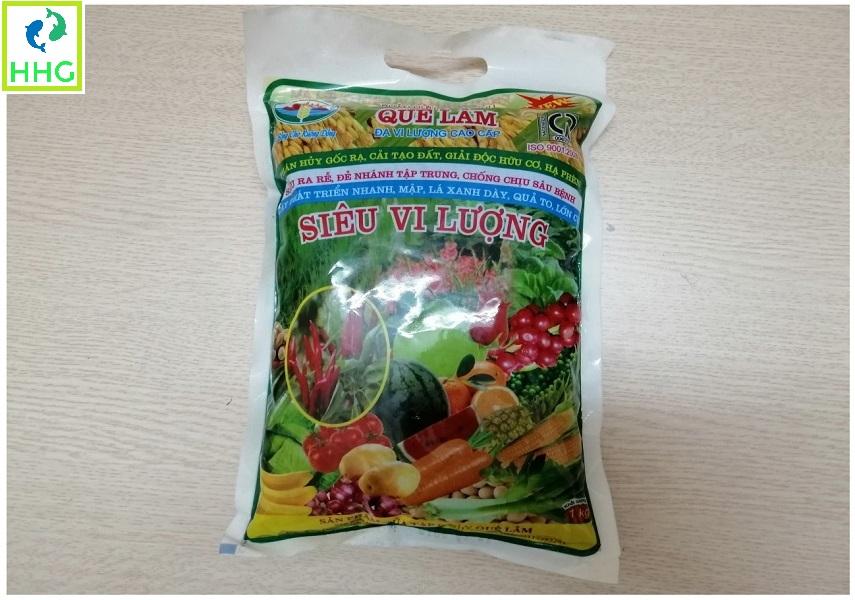 PHÂN BÓN HỮU CƠ VI SINH QUẾ LÂN SIÊU VI LƯỢNG 1KG SIÊU RA RỄ, CẢI TẠO ĐẤT