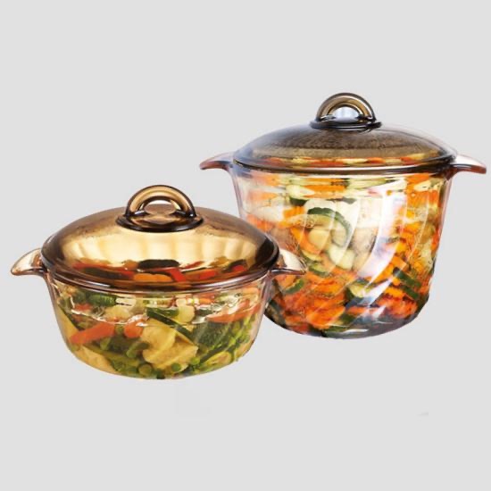[HCM]Bộ 2 nồi thuỷ tinh Luminarc (25/35L)