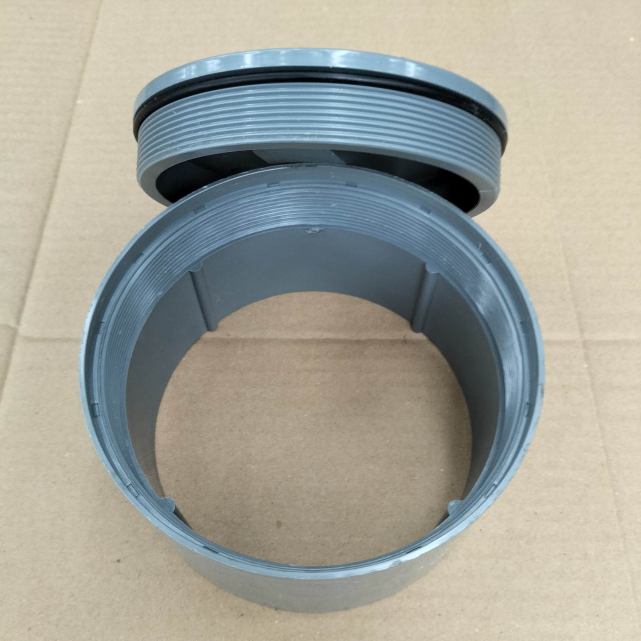 Bịt xả lắp ren  PVC phi 125, 140, 160