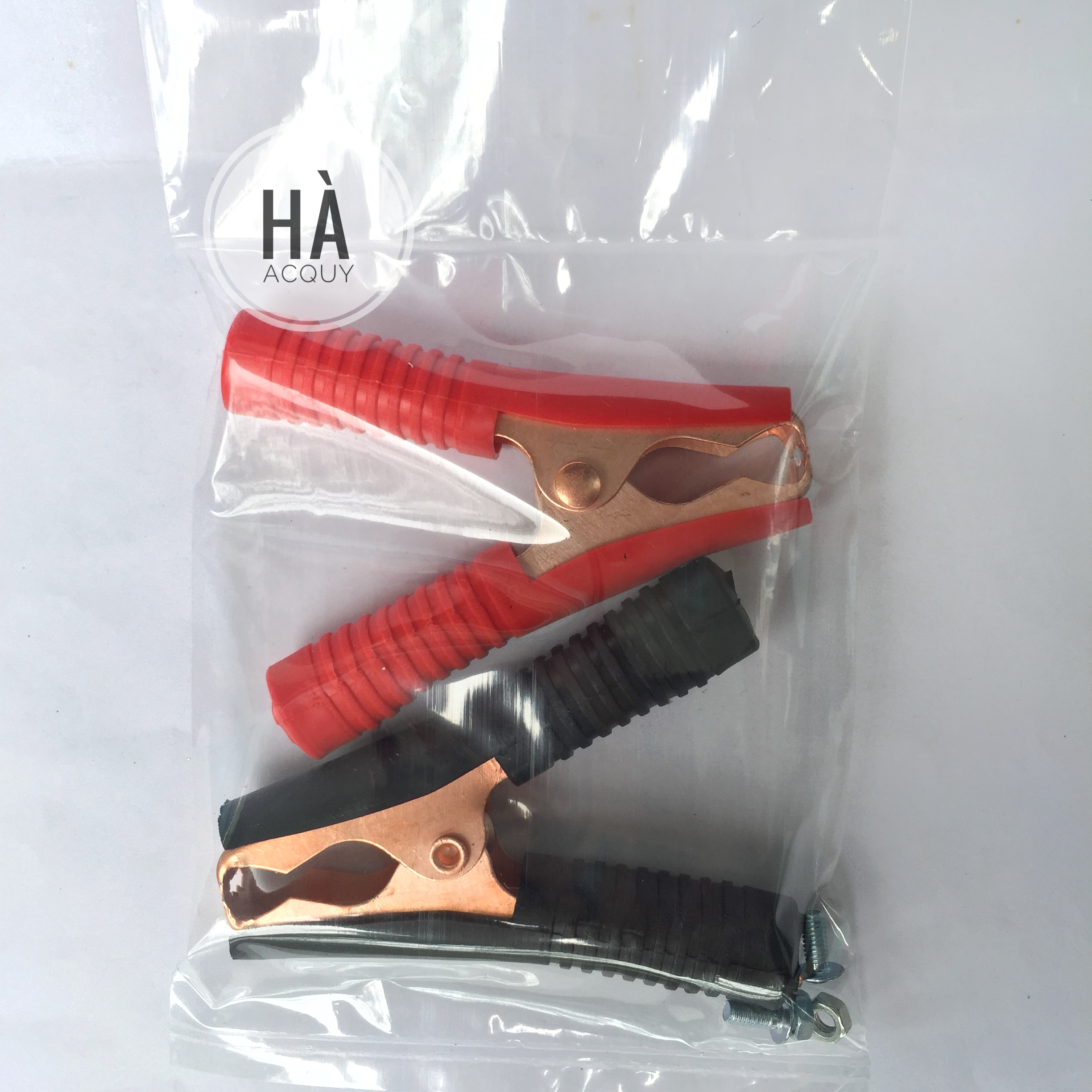 Kẹp Ắc Quy Cá Sấu Mạ Đồng 100A - 9.5Cm- 1 cặp