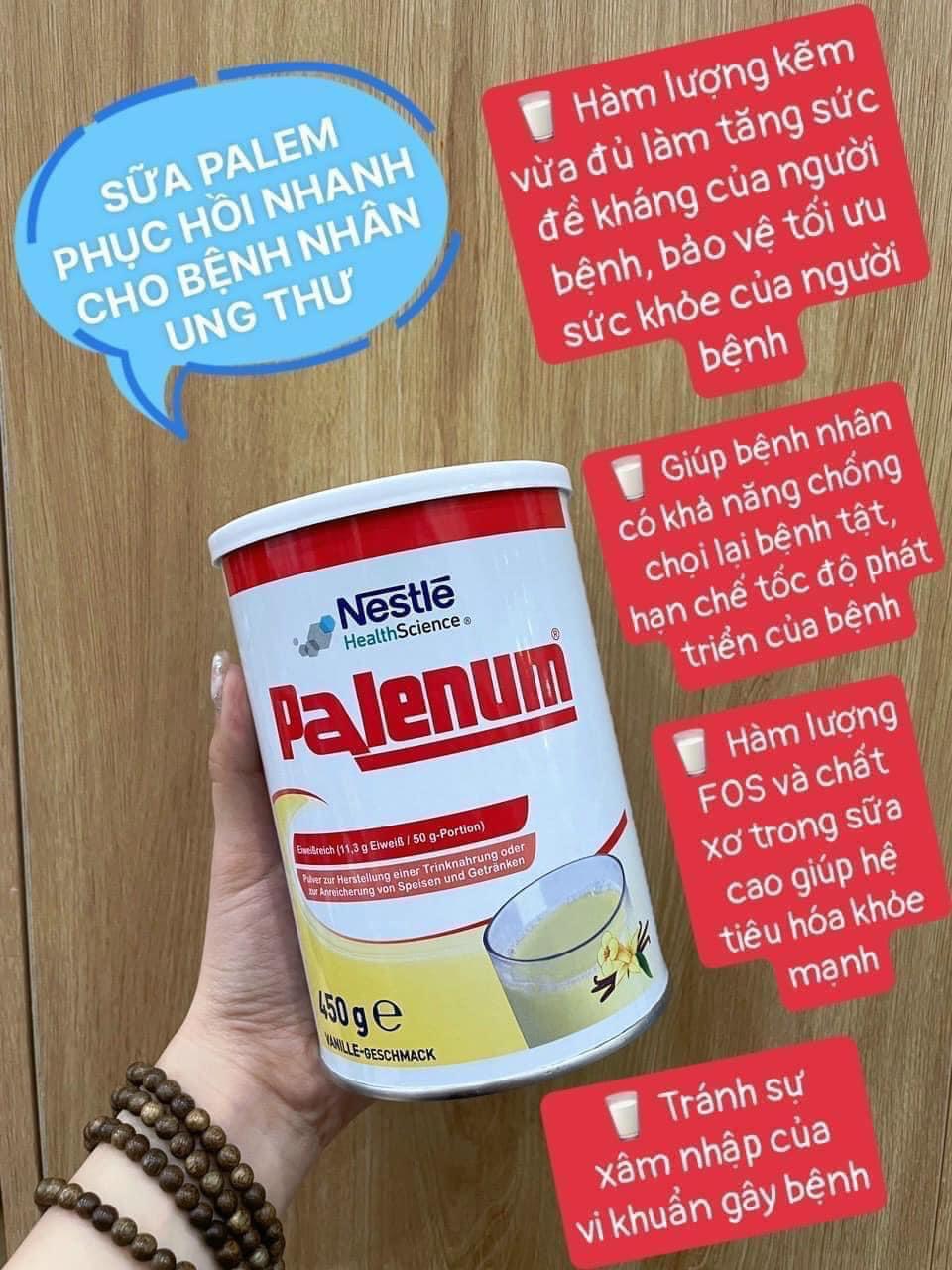 Sữa Nestle Palenum dành cho bệnh nhân ung thư 450g hàng đức