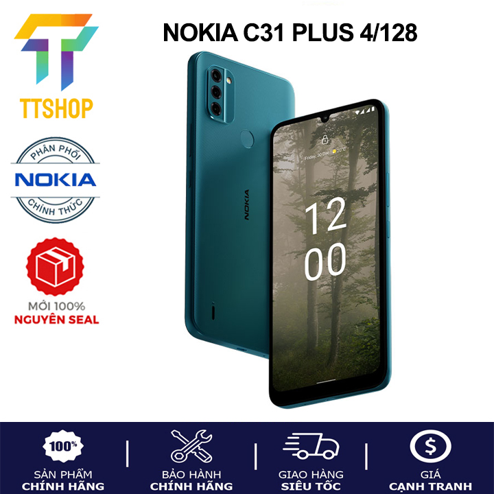 Điện thoại Nokia C31 (4GB/128GB) - Hàng chính hãng