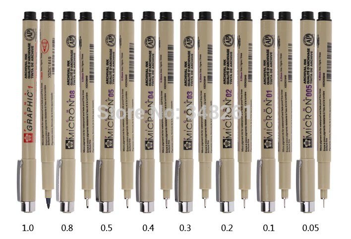 BÚT LINE KHÁNG NƯỚC SAKURA MICRON